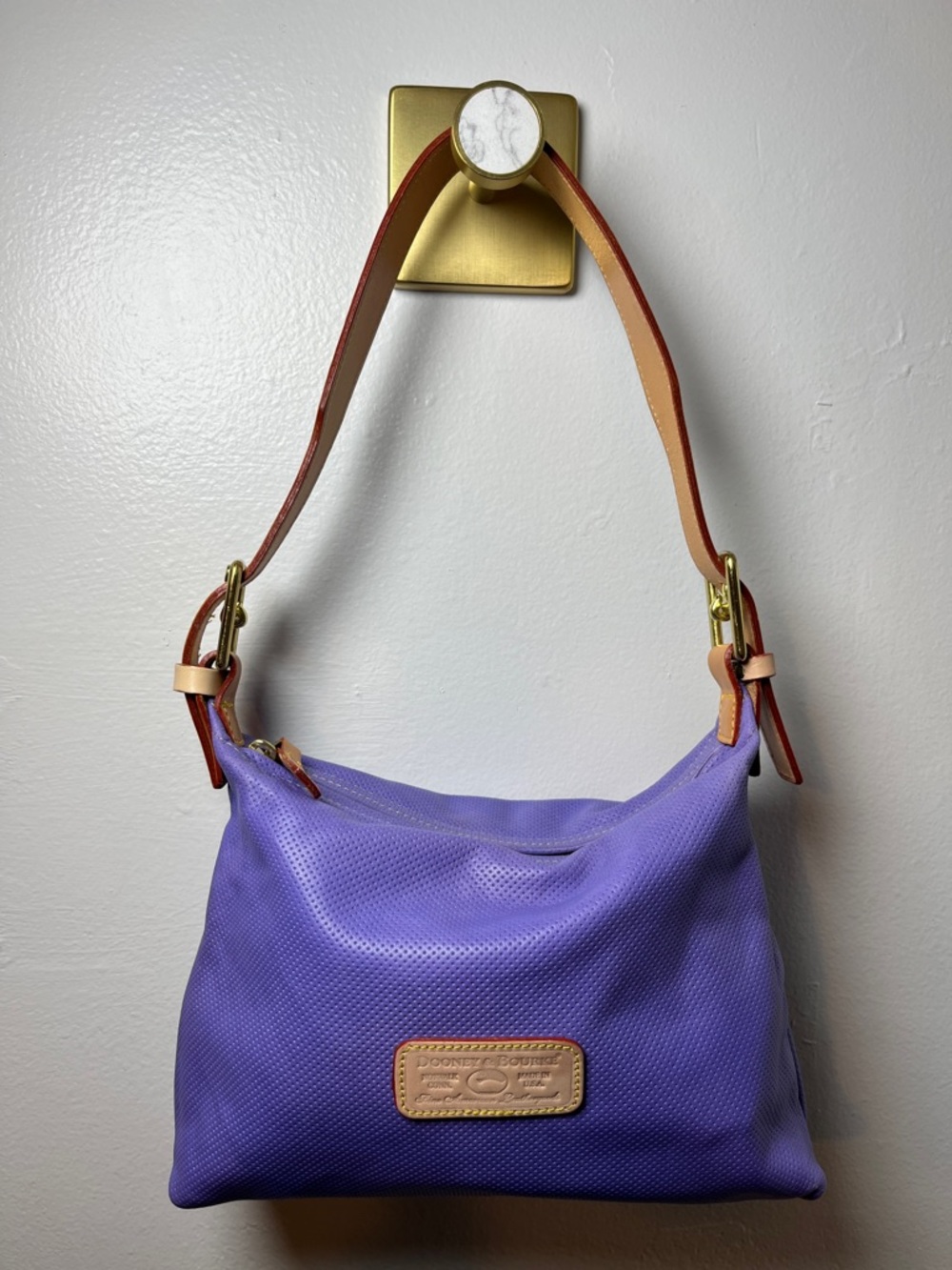 Dooney & Bourke Rare Purple Anniversary Collection Small Shoulder Bag